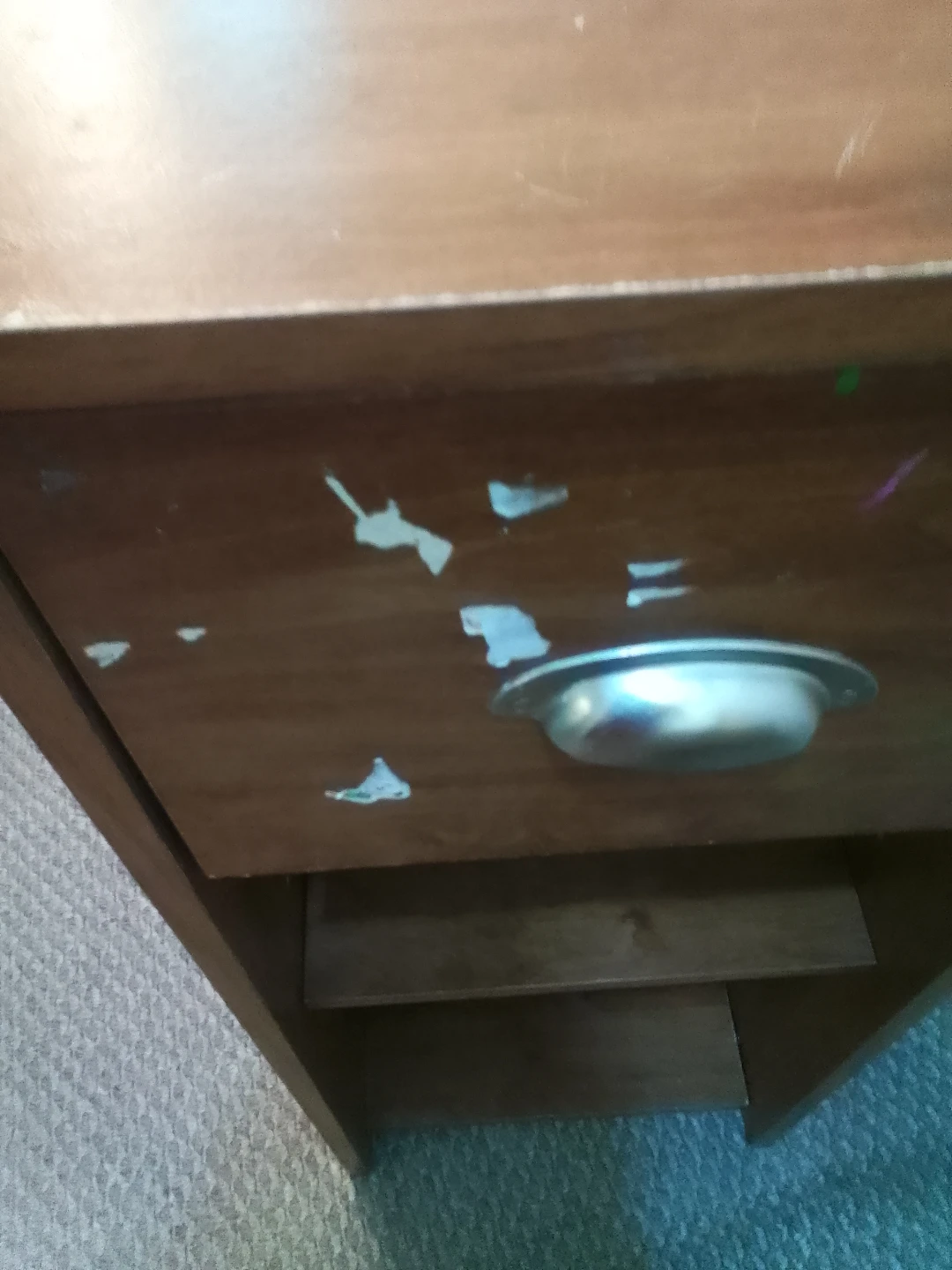 Wooden End Table or Nightstand with Drawer - photo 2