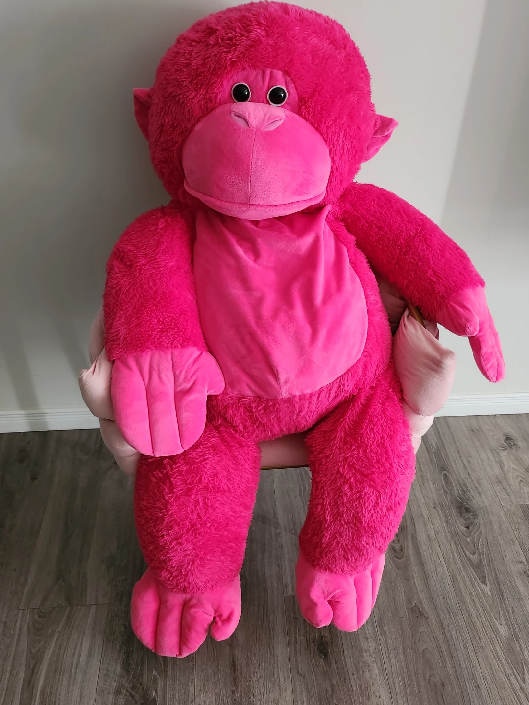 Giant Pink Monkey Plush Toy