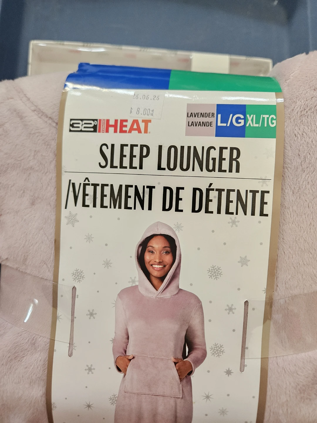 32 Degrees Heat Sleep Lounger Women's Lavender L/G