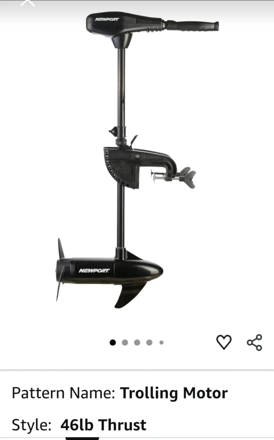 Trolling Motor Kit Rental – Battery Included