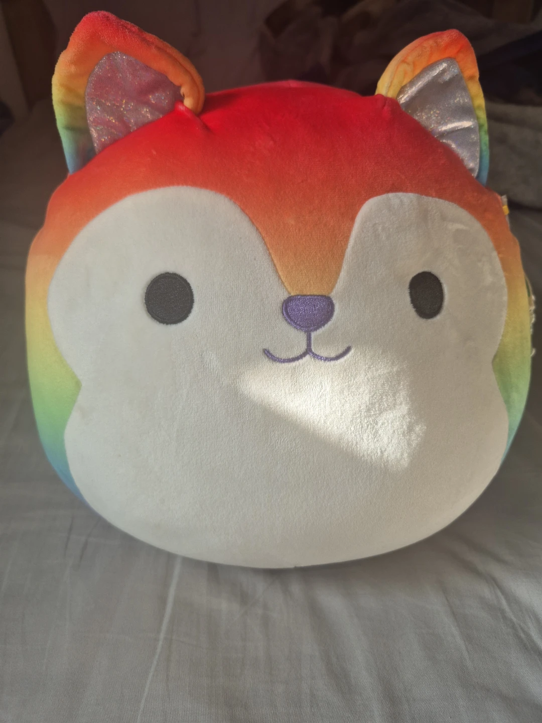 Squishmallows 12" Heath Husky Plush Toy Rainbow