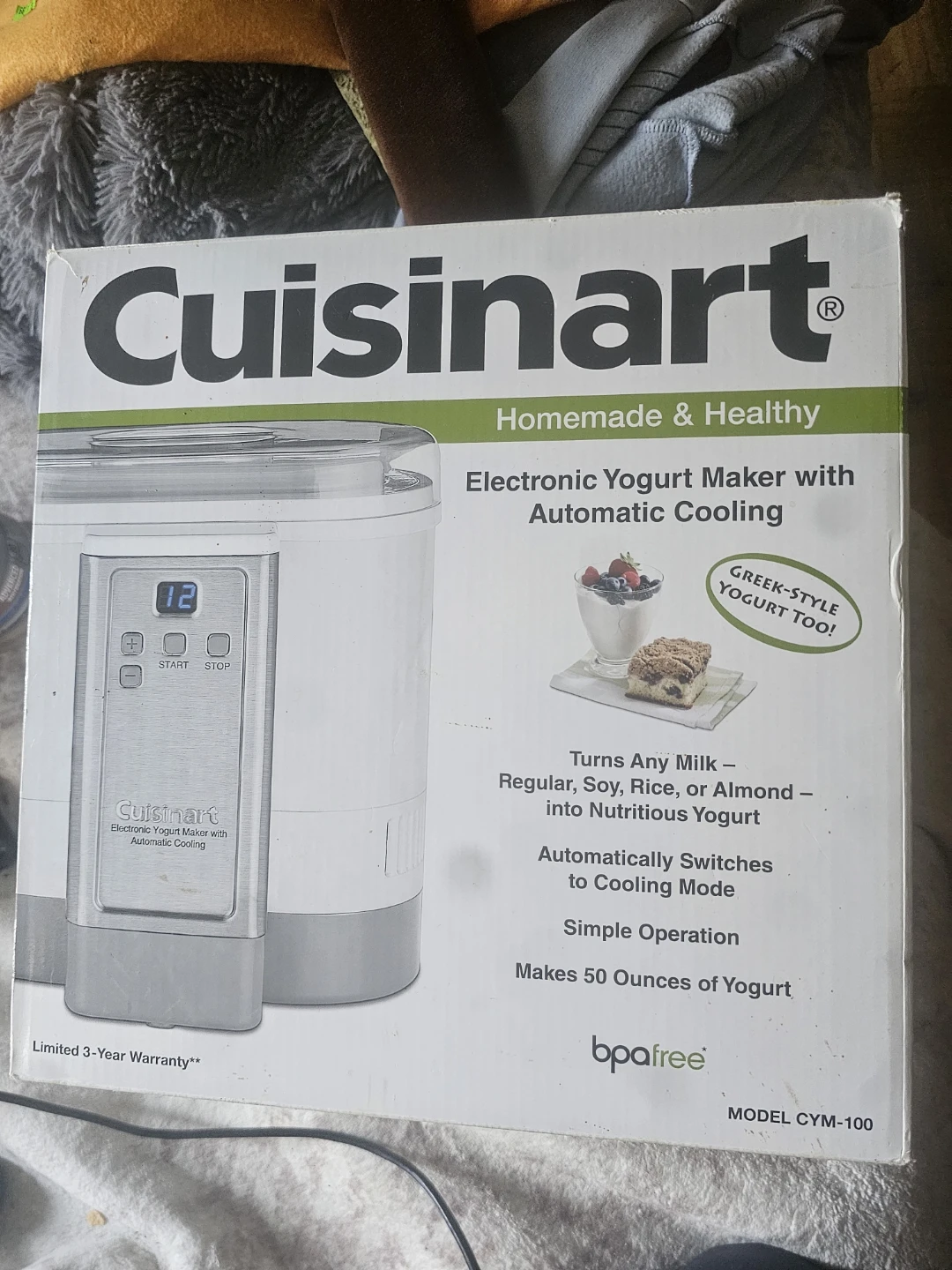 Cuisinart Electronic Yogurt Maker with Automatic Cooling - photo 3