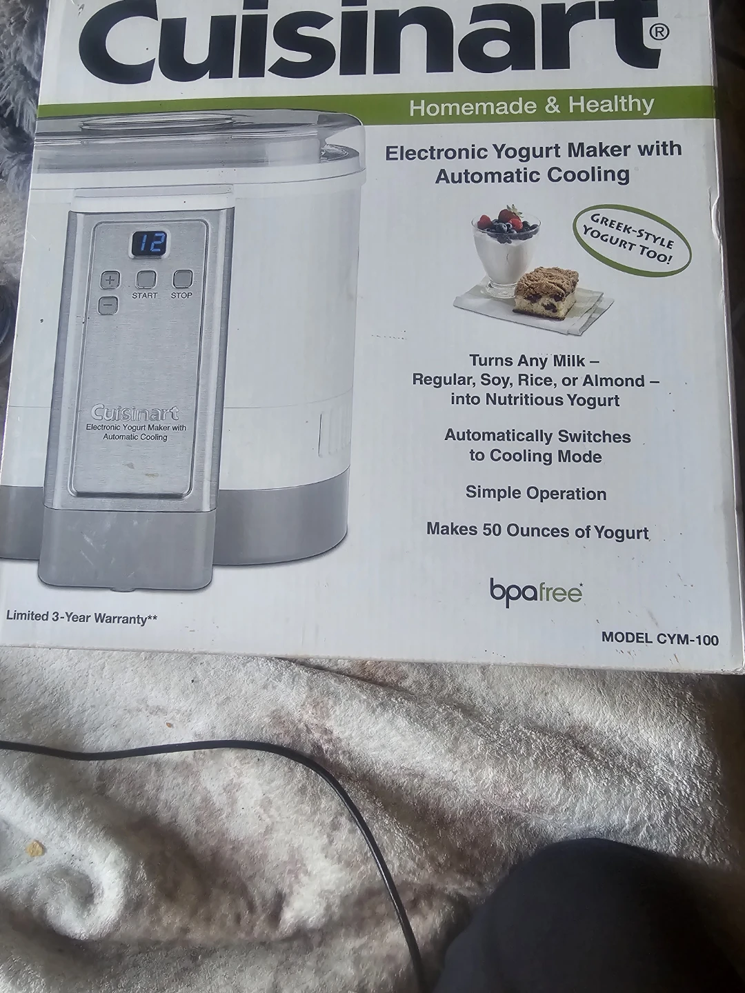 Cuisinart Electronic Yogurt Maker with Automatic Cooling - photo 4