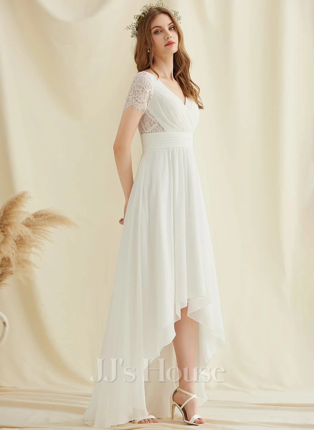 JJ's House White Lace Wedding Dress - photo 3