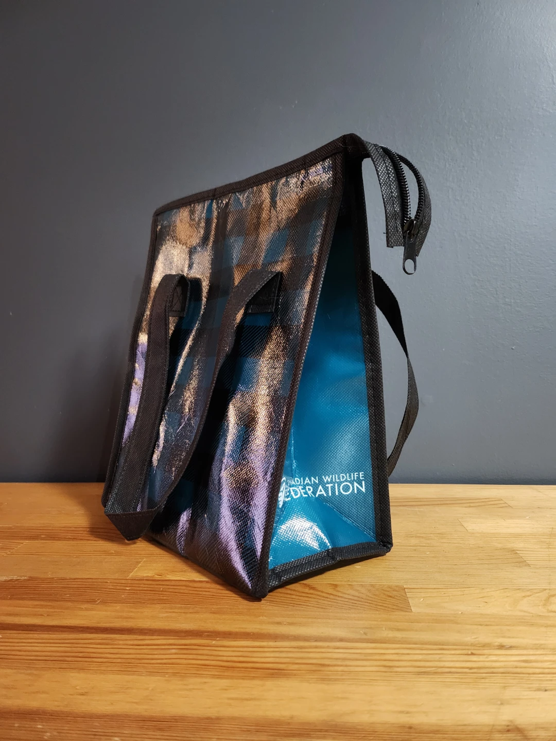 Insulated Lunch Bag - Blue Buffalo Plaid - photo 2