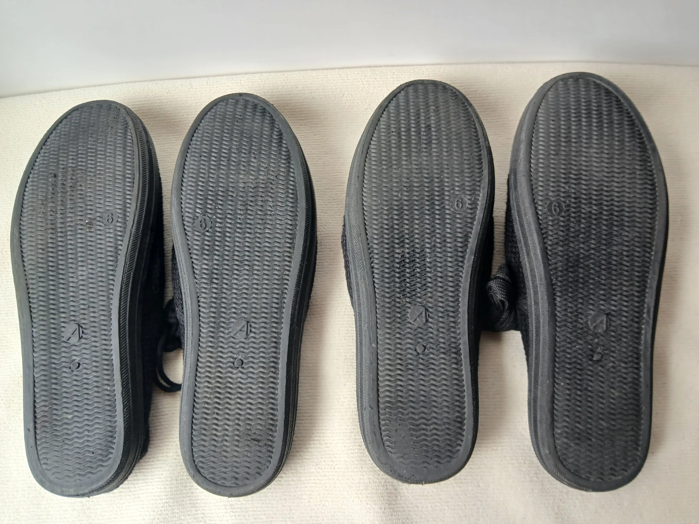 2 prs Ardene Black Knit Sneakers - Size 6. $5 EACH PAIR. - photo 2