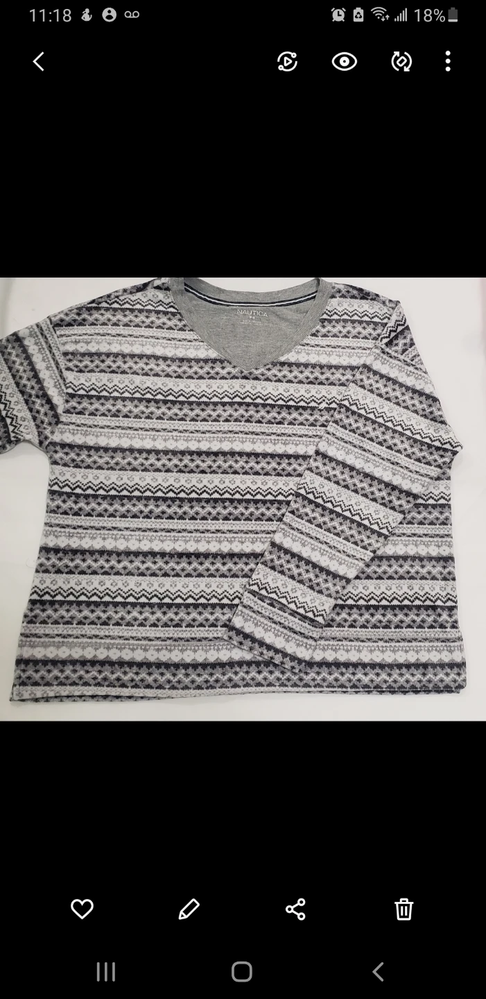 Brand new Nautica Men's Long Sleeve Thermal Shirt Size M