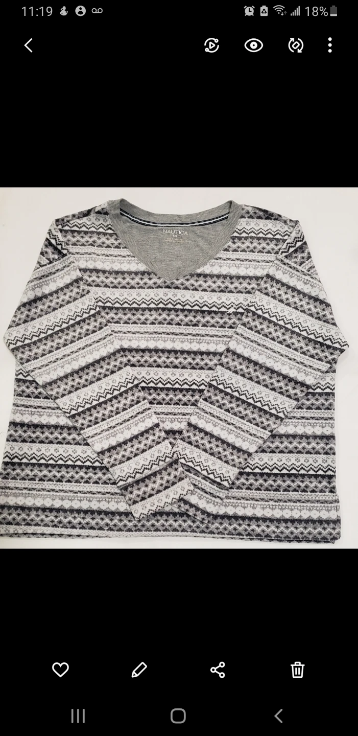 Brand new Nautica Men's Long Sleeve Thermal Shirt Size M - photo 2