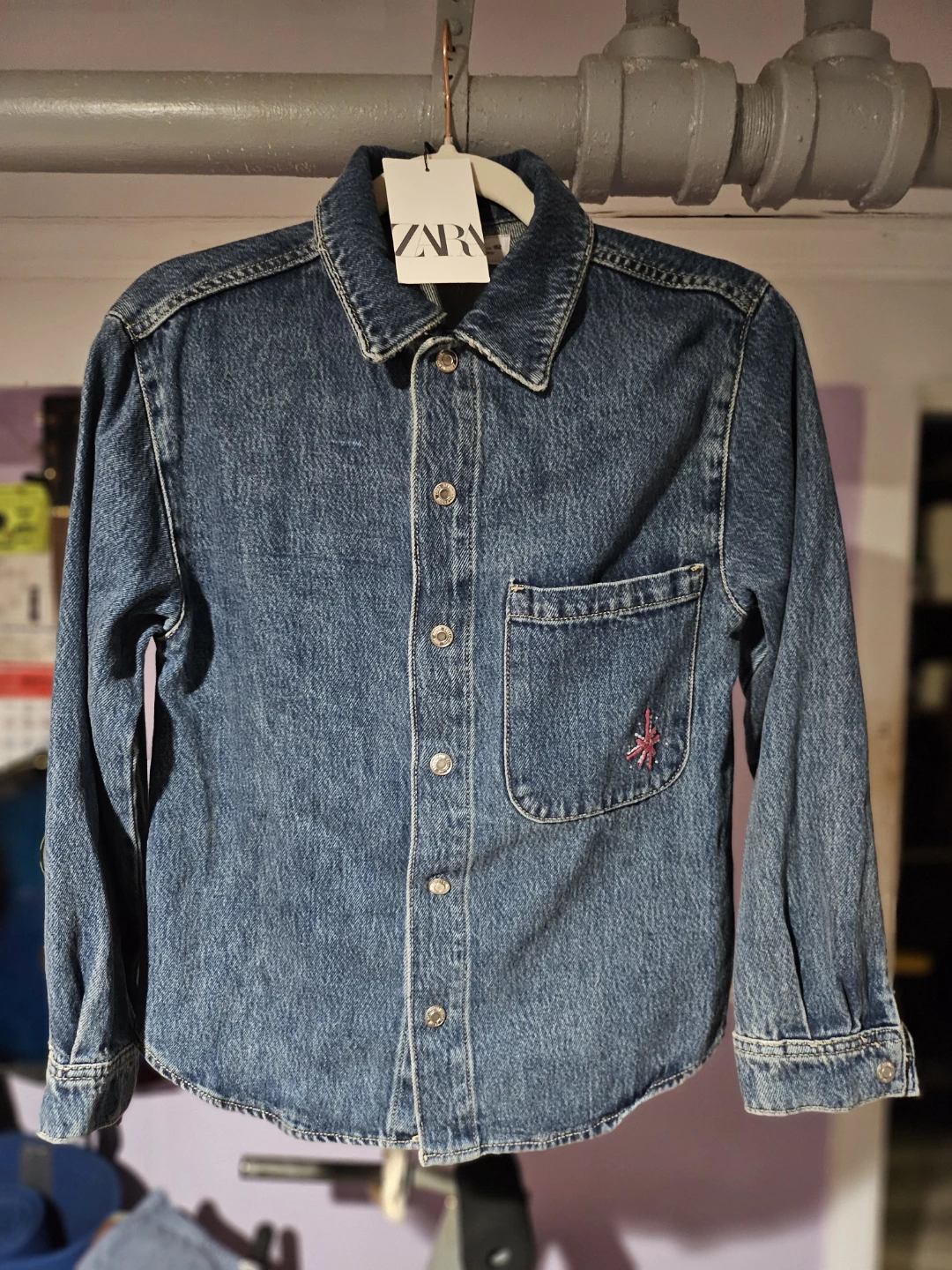 Zara Denim Shirt - Size 11-12 Years