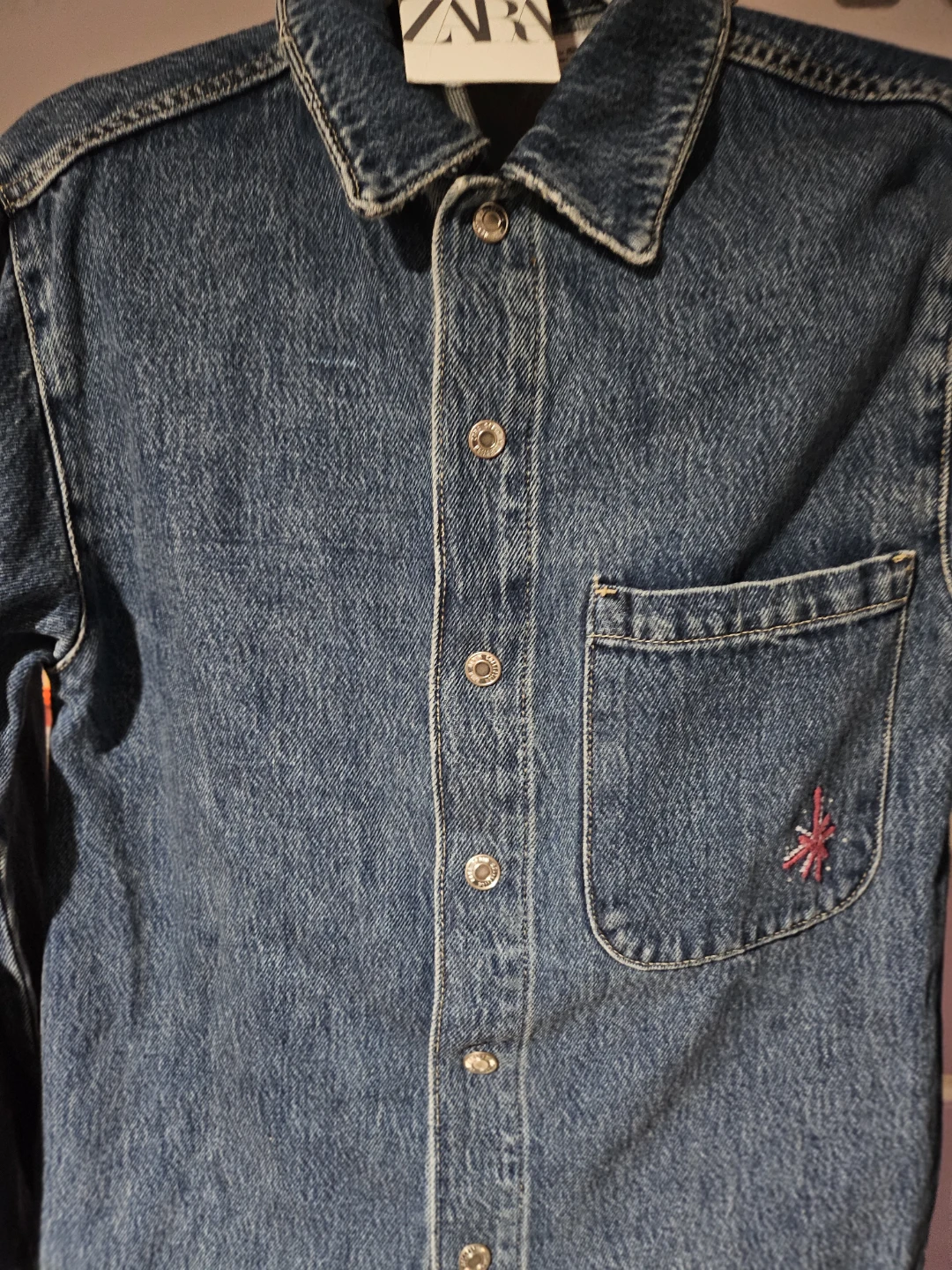 Zara Denim Shirt - Size 11-12 Years - photo 2