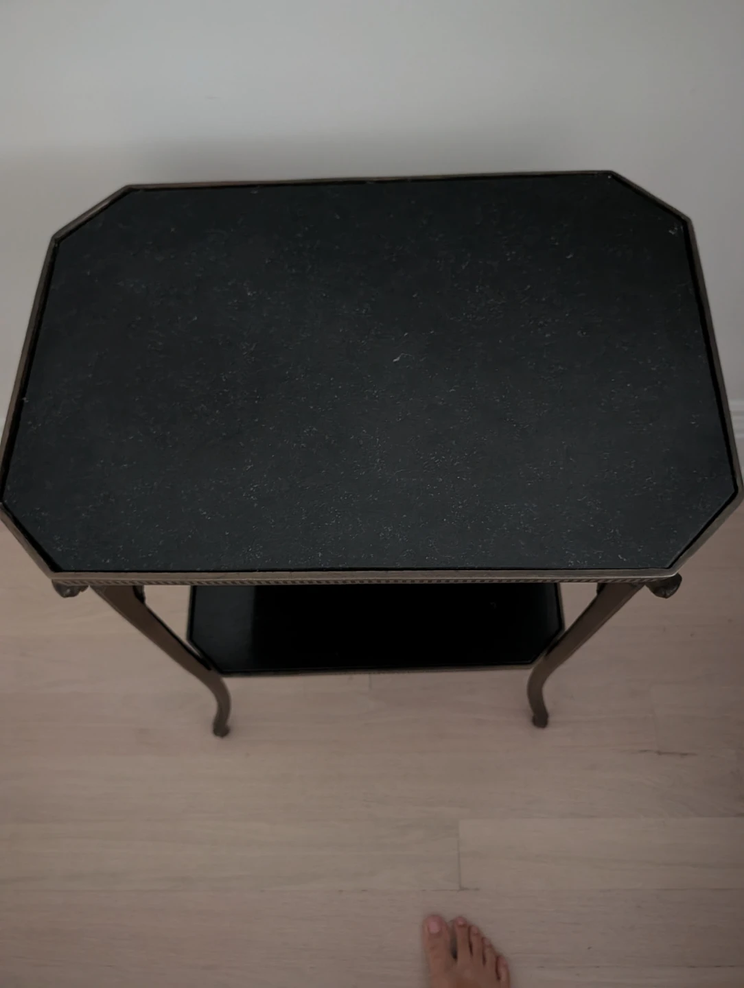 Antique Side Table with Horse Head Accents - photo 2