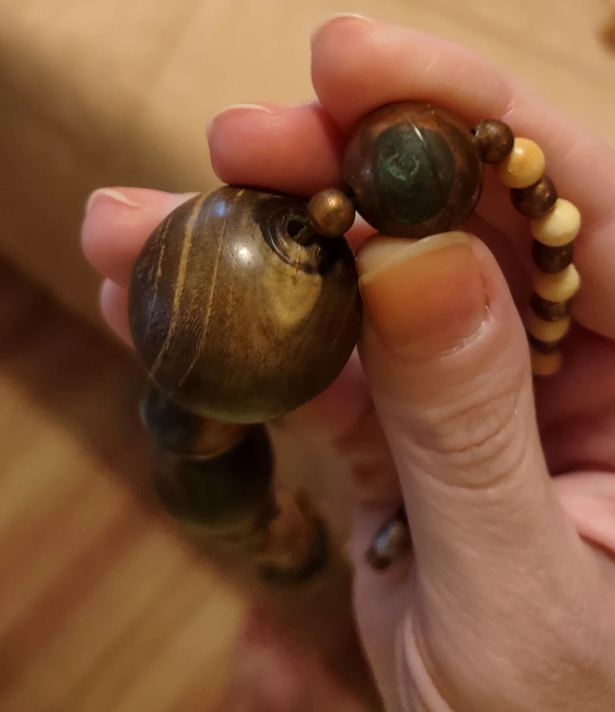 Wooden Beaded Necklace - photo 2