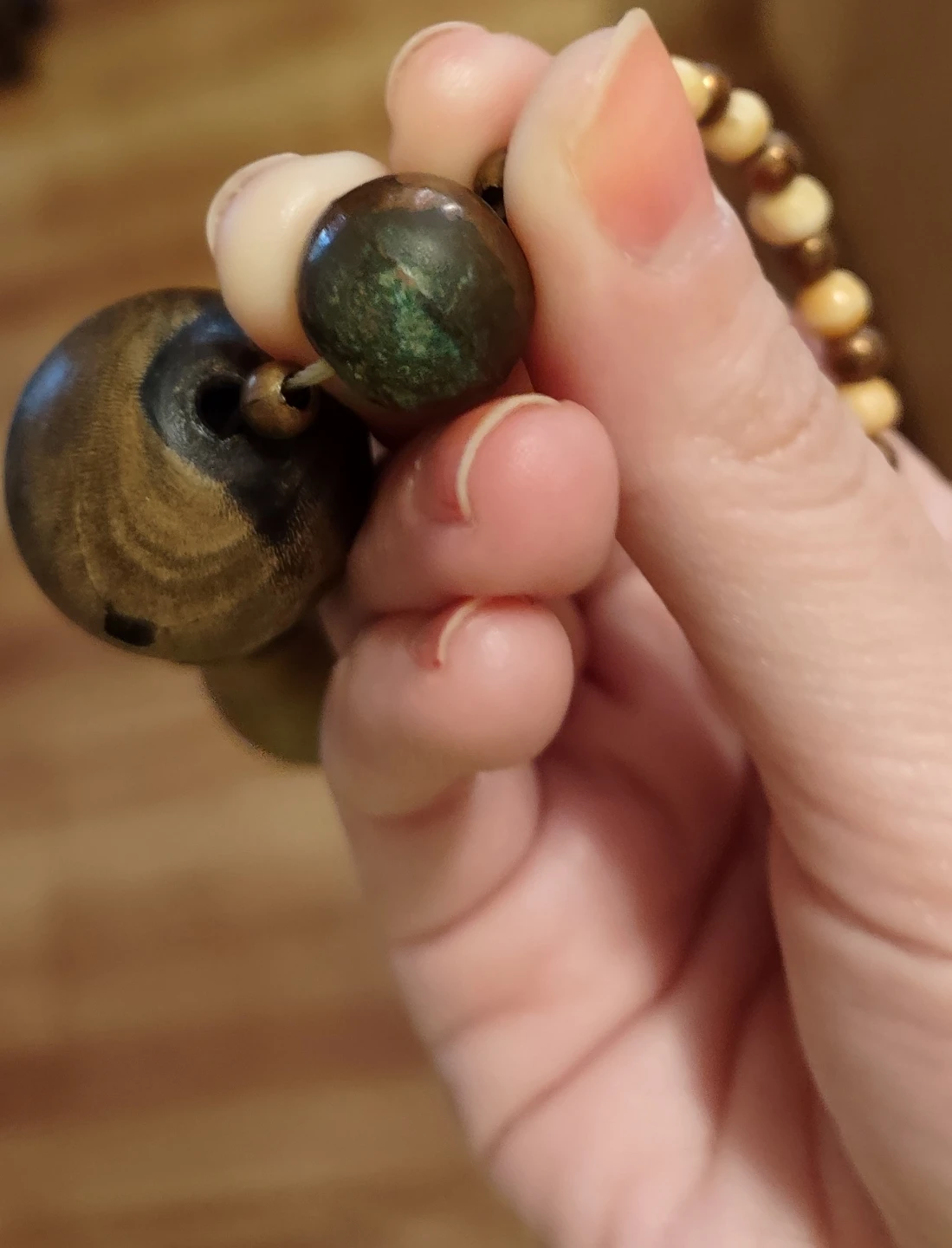 Wooden Beaded Necklace - photo 4