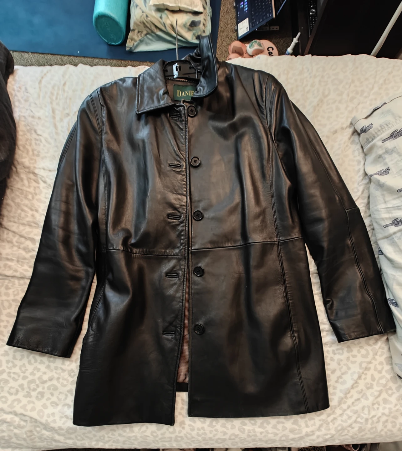 Danier Black Leather Jacket
