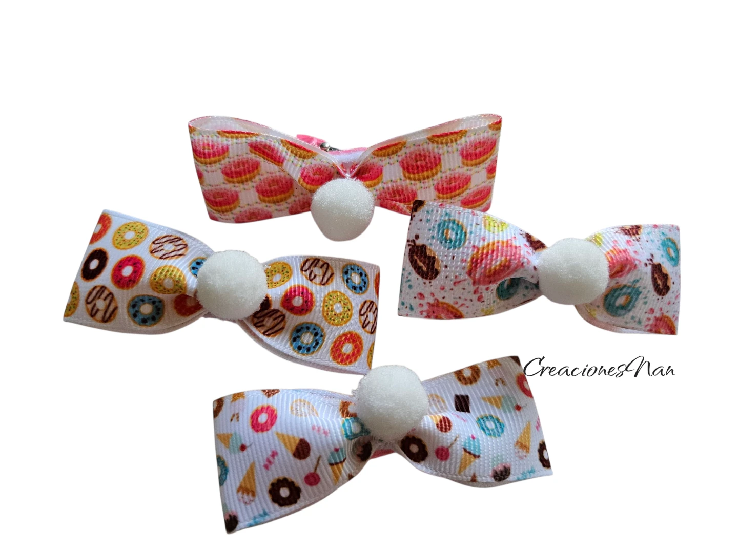 Moños para niñas hechos a mano - photo 5