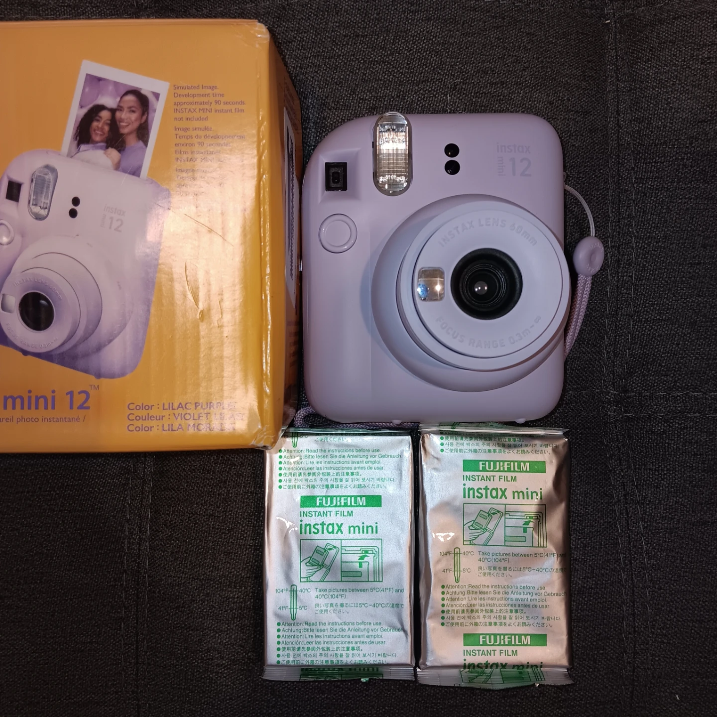 Fujifilm Instax Mini 12 Purple + 26 Films - photo 2