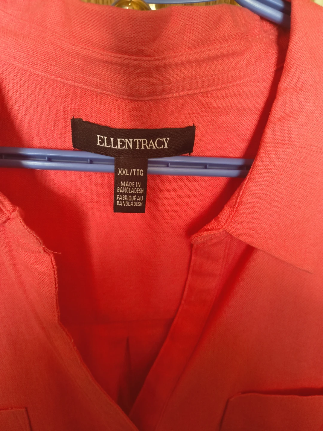 Ellen Tracy Pink Button-Up Shirt - photo 2