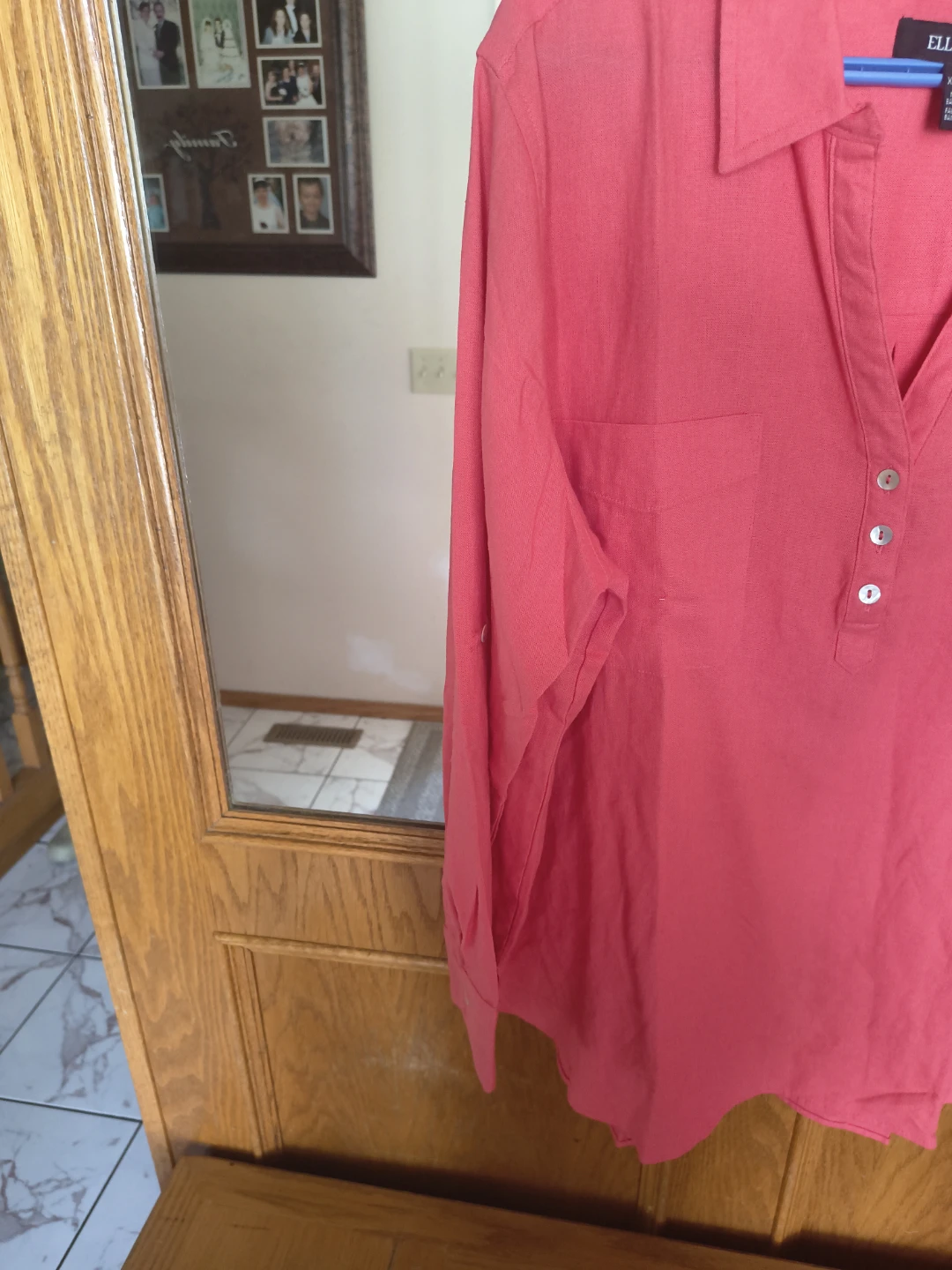 Ellen Tracy Pink Button-Up Shirt - photo 4