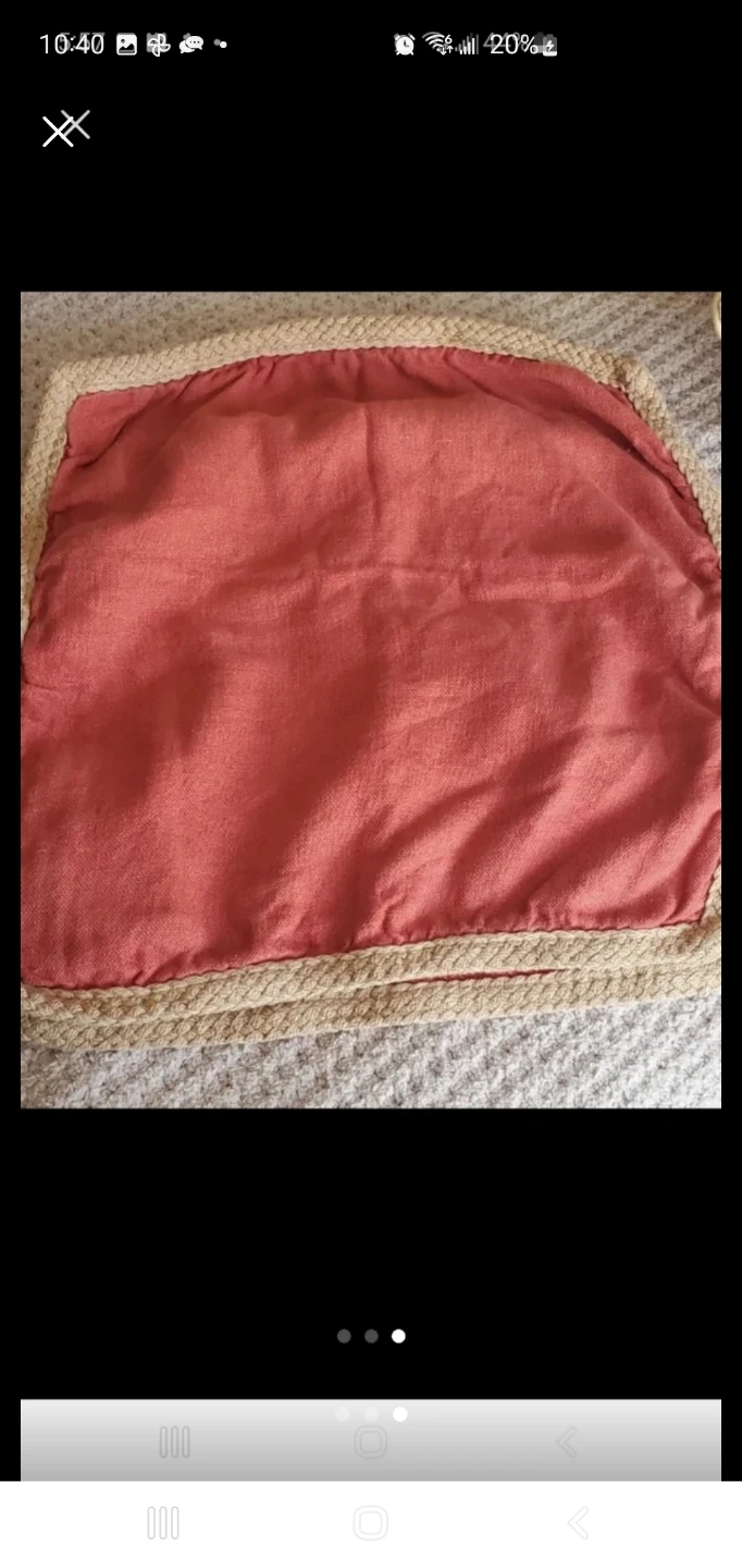 Two Sunset Orange Pillow Covers