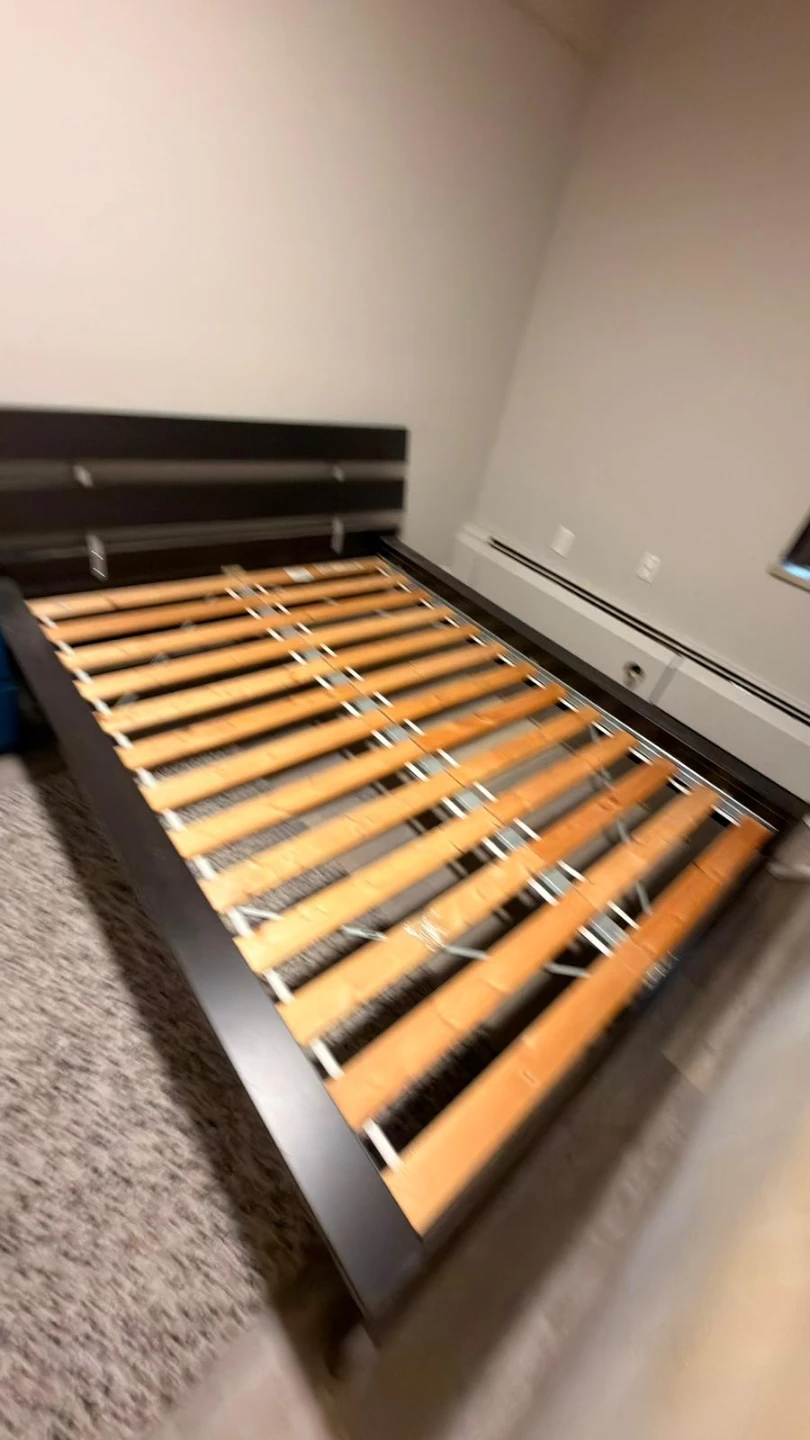 IKEA MALM Bed Frame with Slats - Black - photo 2