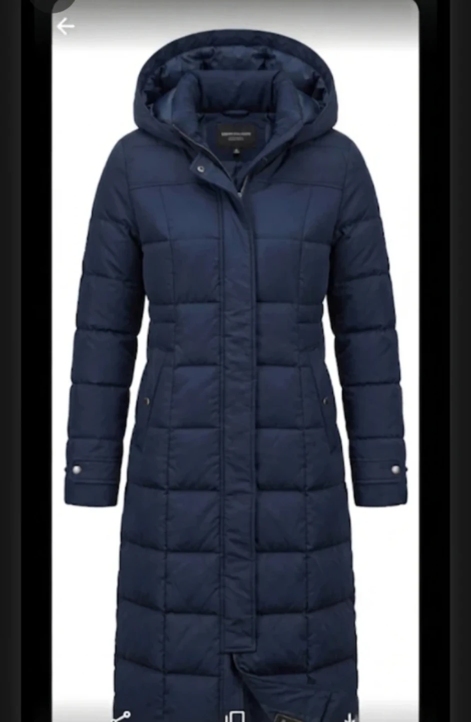 Women's Long down Puffer Coat with Fur Hood
