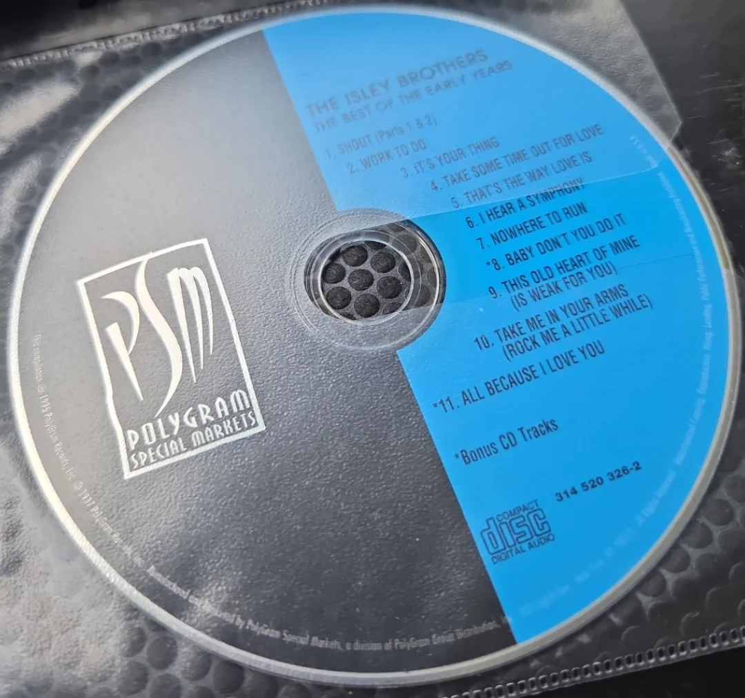 The Isley Brothers Best of the Early Years CD - photo 3