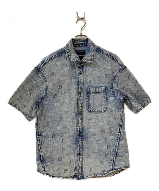 Emporio Armani Denim Short Sleeve Shirt - photo 4