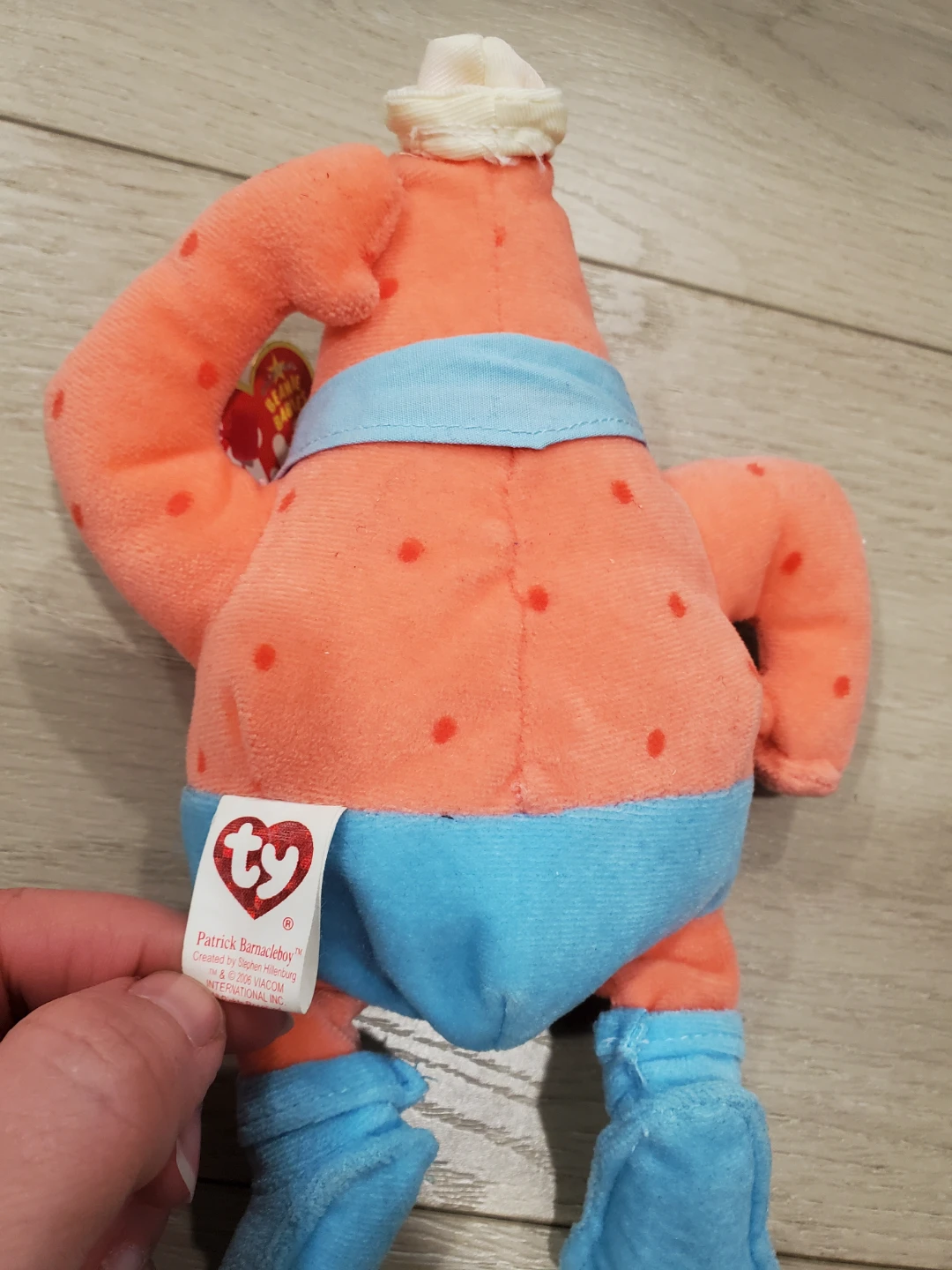 SpongeBob Patrick Barnacleboy Ty Beanie Babies - photo 2
