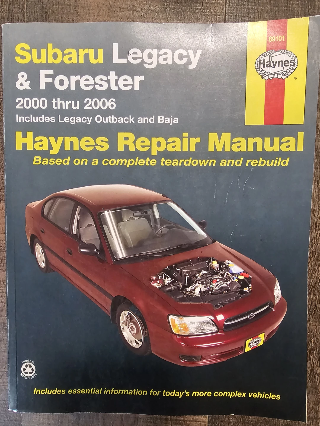 Haynes Subaru Legacy & Forester Repair Manual (2000-2006)