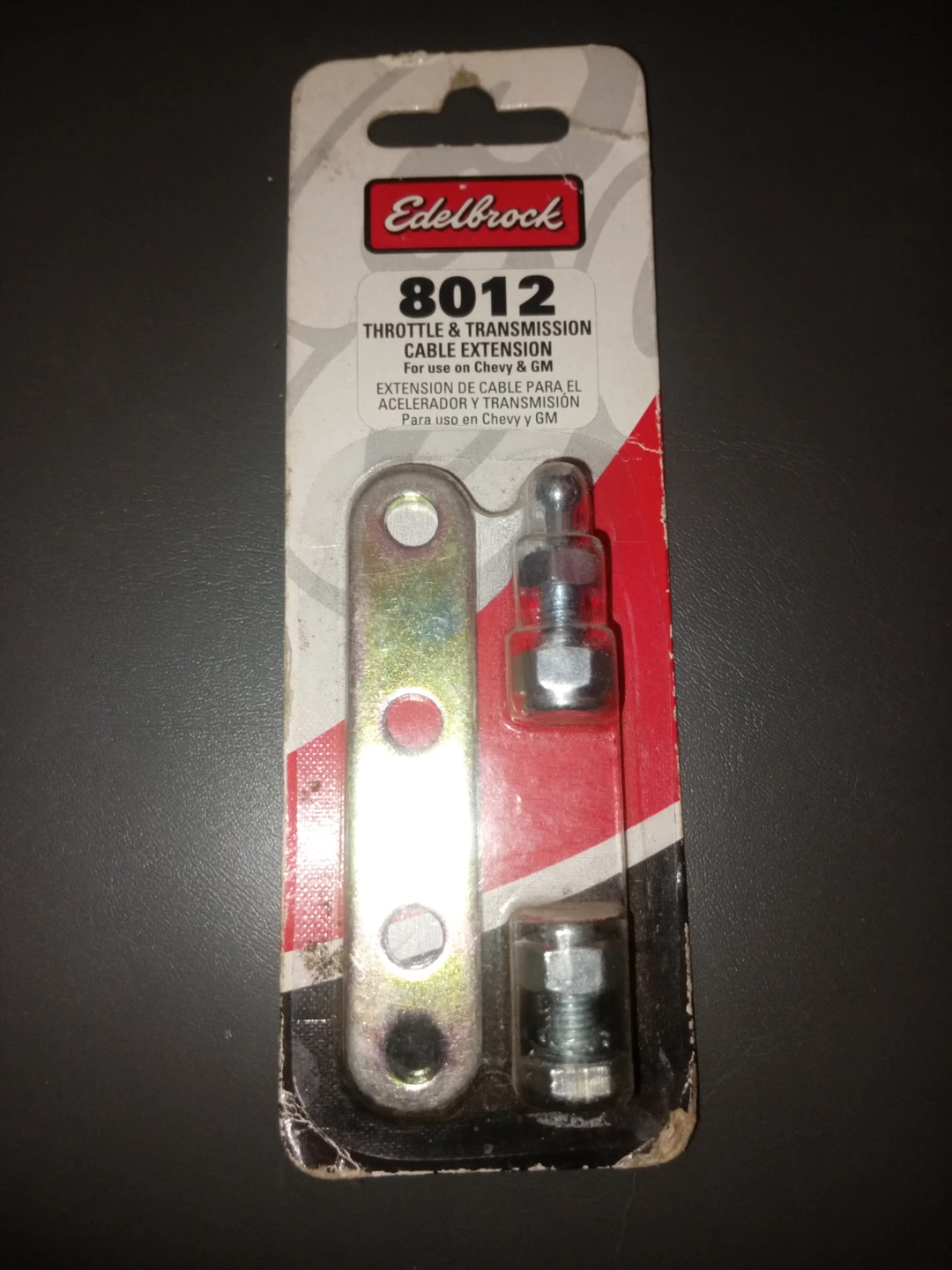Edelbrock 8012 Throttle & Transmission Cable Extension Chevy