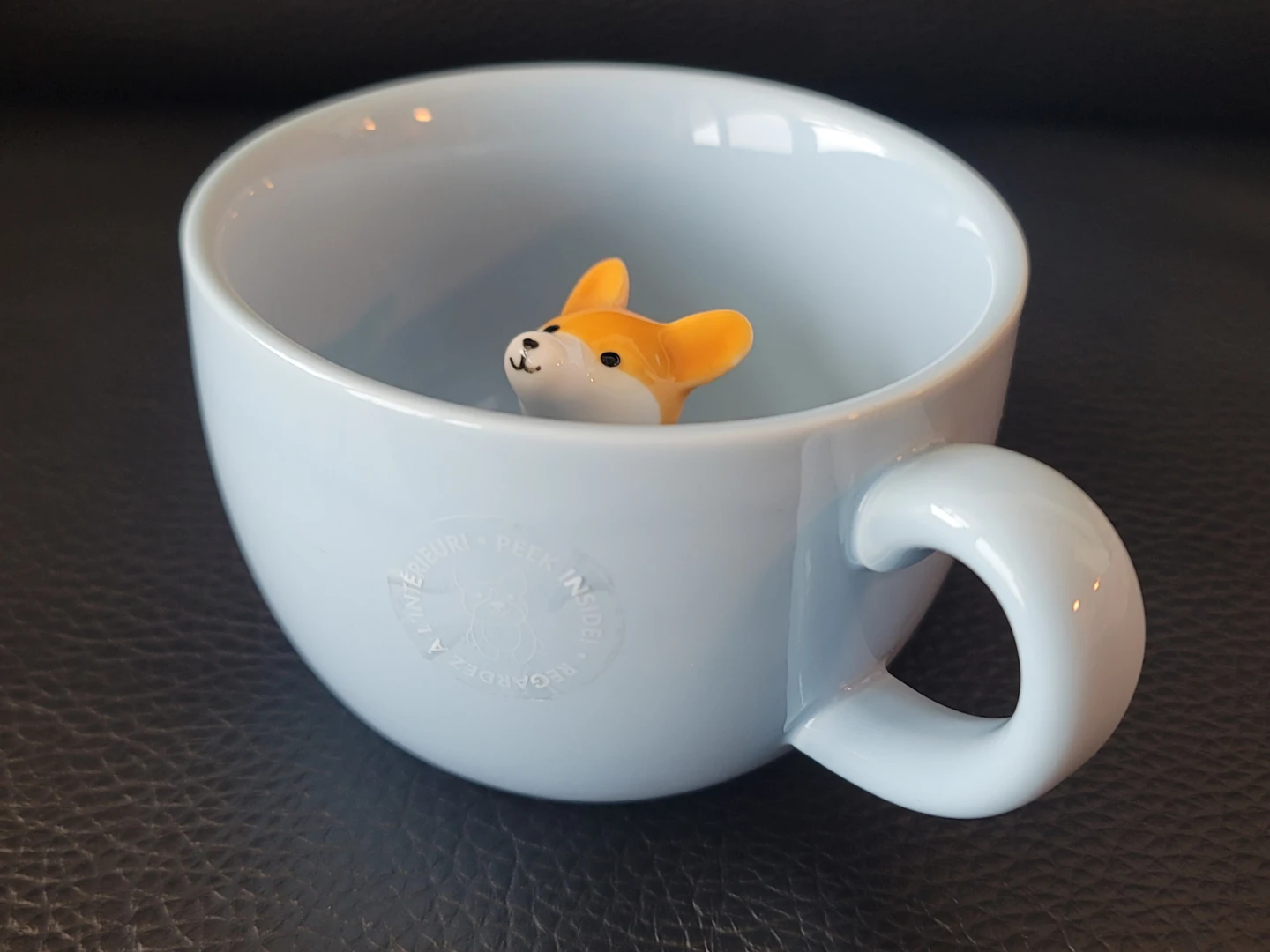 Indigo Light Blue Ceramuc Peekaboo Mug - photo 3