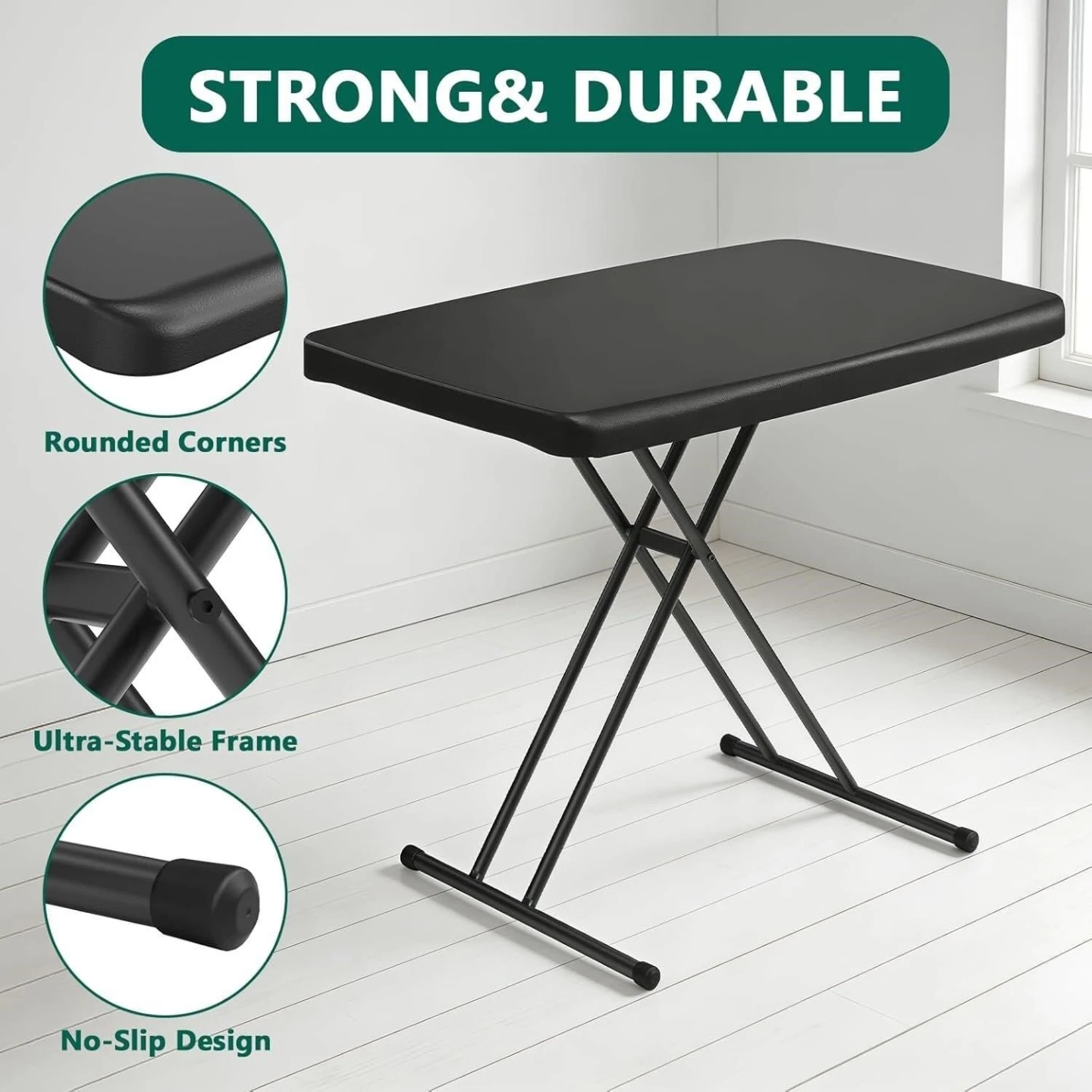 Adjustable Height Folding Table - photo 4