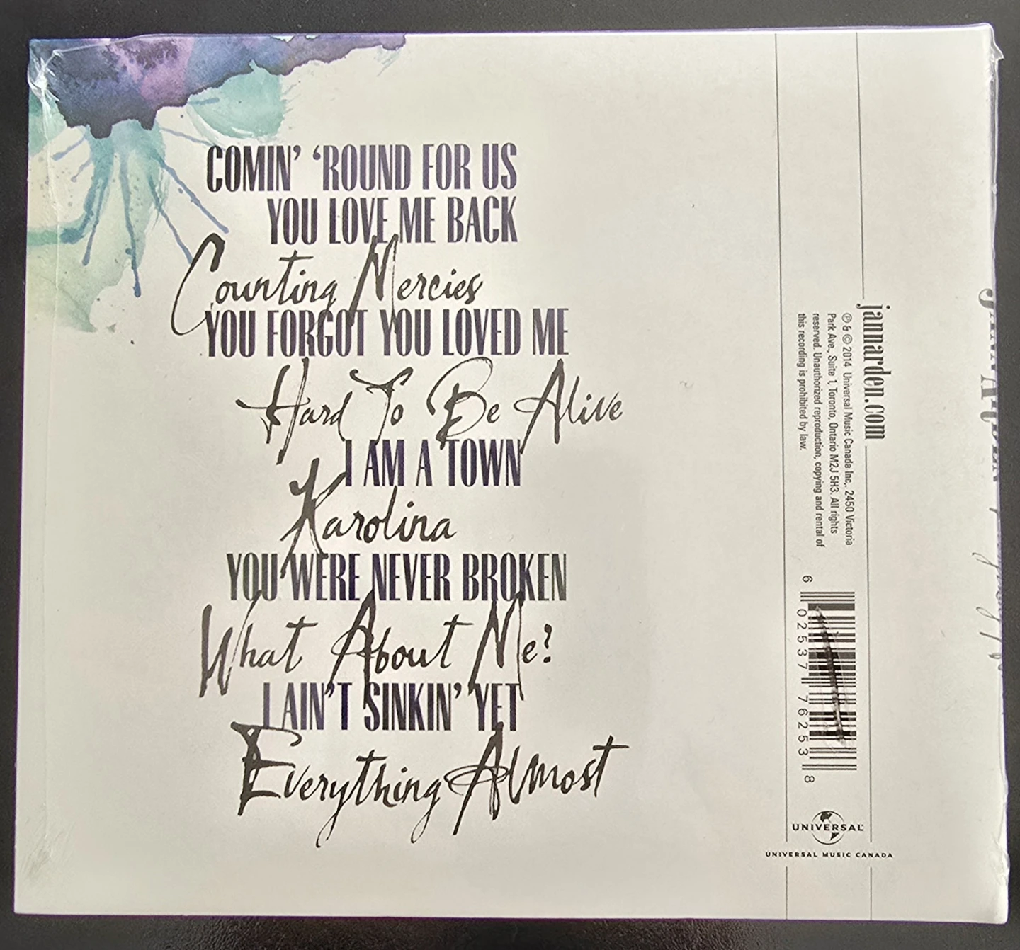 Jann Arden Everything Almost CD - photo 2