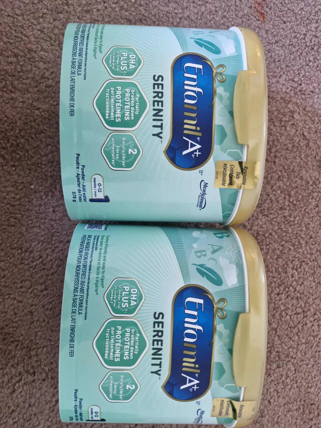 Enfamil A+ Serenity Infant Formula 578g )