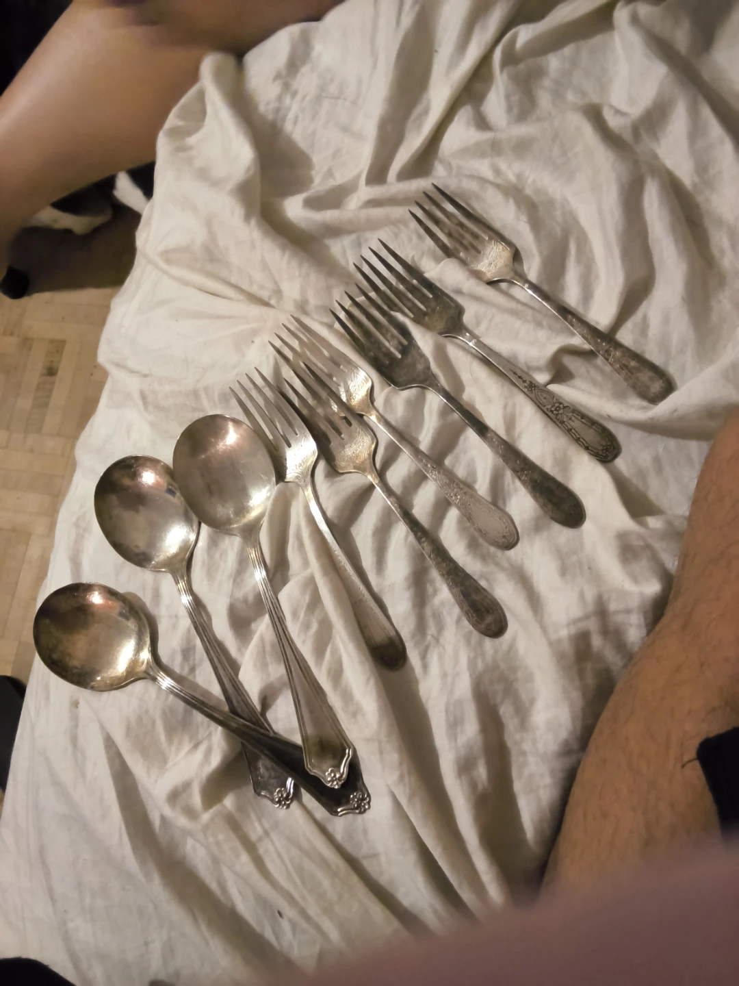 Vintage Silver Plated Cutlery Set - Spoons and Forks