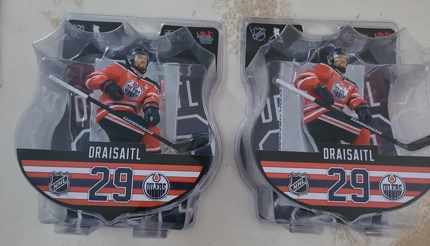 Leon Draisaitl Edmonton Oilers Action Figures