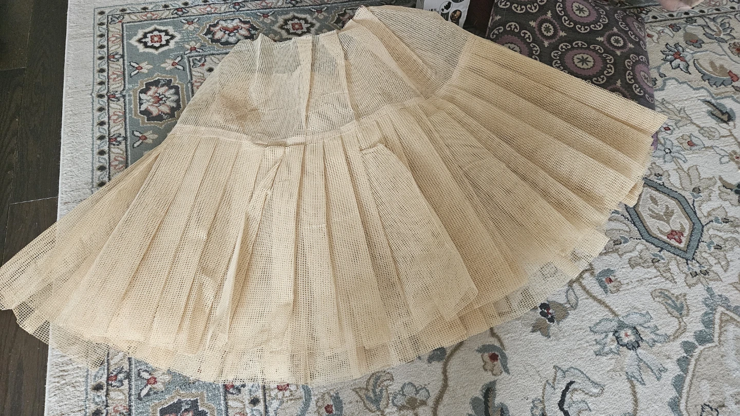 Tan Tulle Skirt