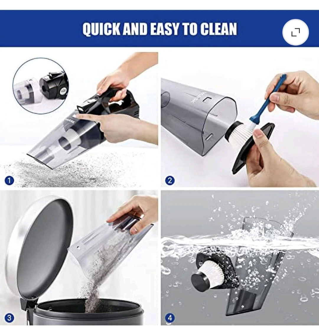 VARS 2-in-1 Car Vacuum & Air Compressor - photo 5