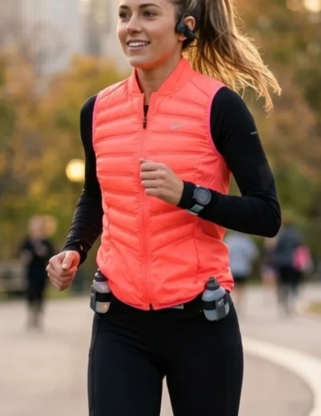 EUC Nike Running Vest - Size S - Neon Orange - photo 2