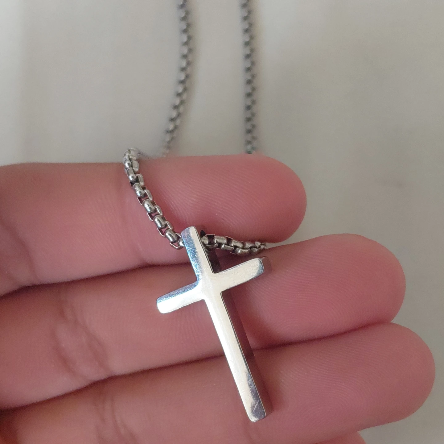 Cross Pendant Necklace stainless steel - photo 3