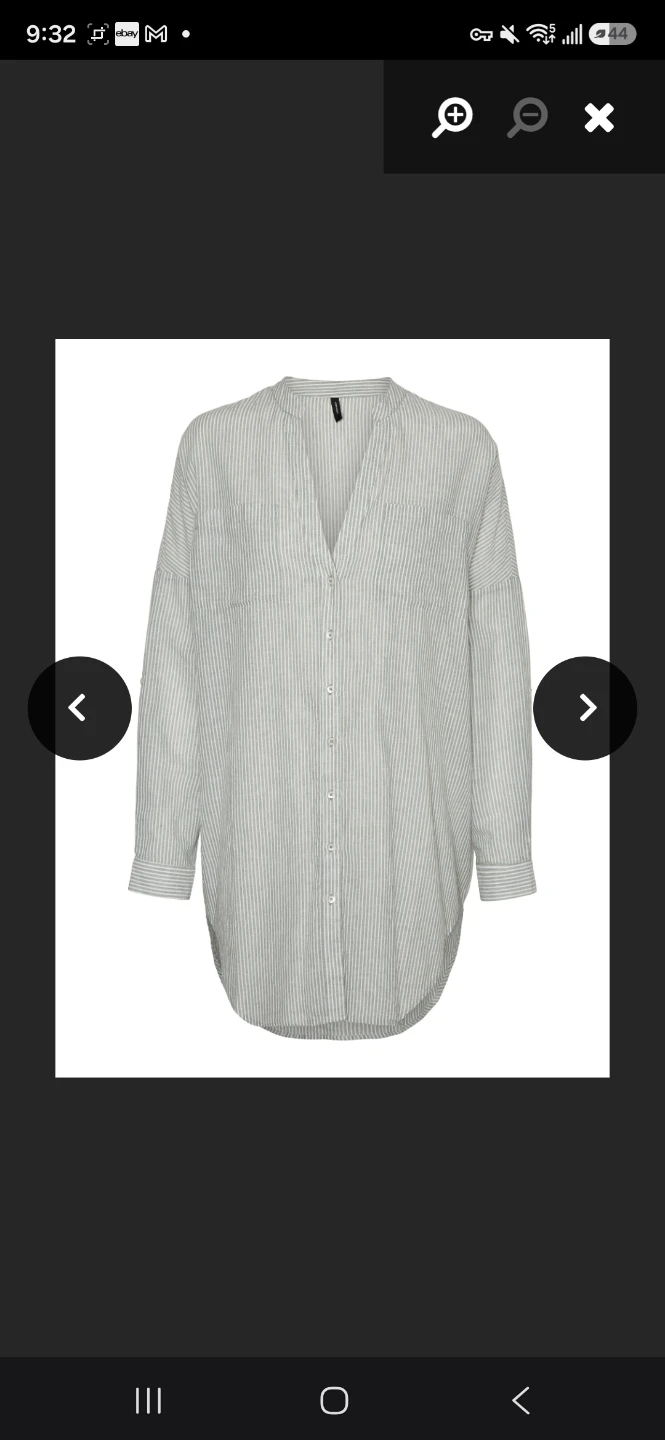 Vero Moda Striped Tunic Curve Shirt US size 16