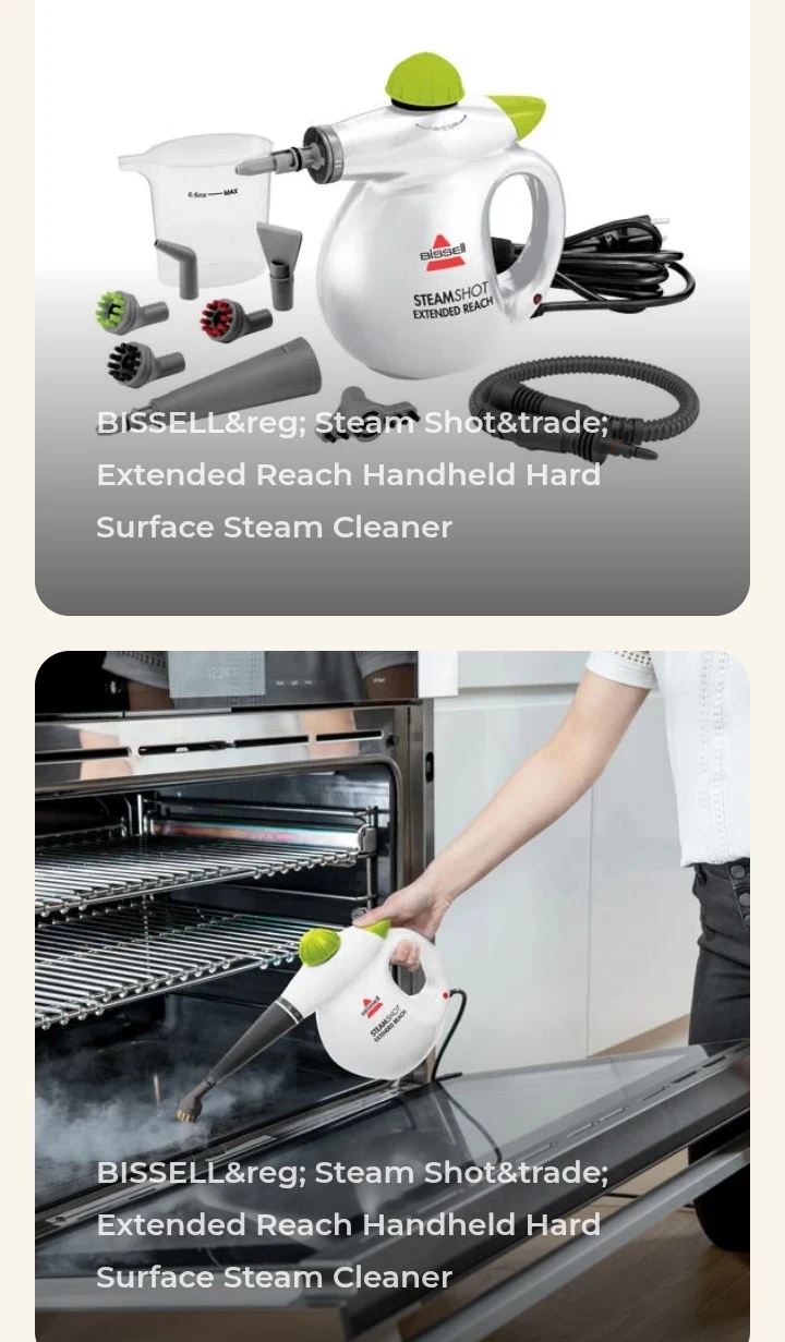 BISSELL Steam Shot Extended Reach Handheld Steam Cleaner - photo 3