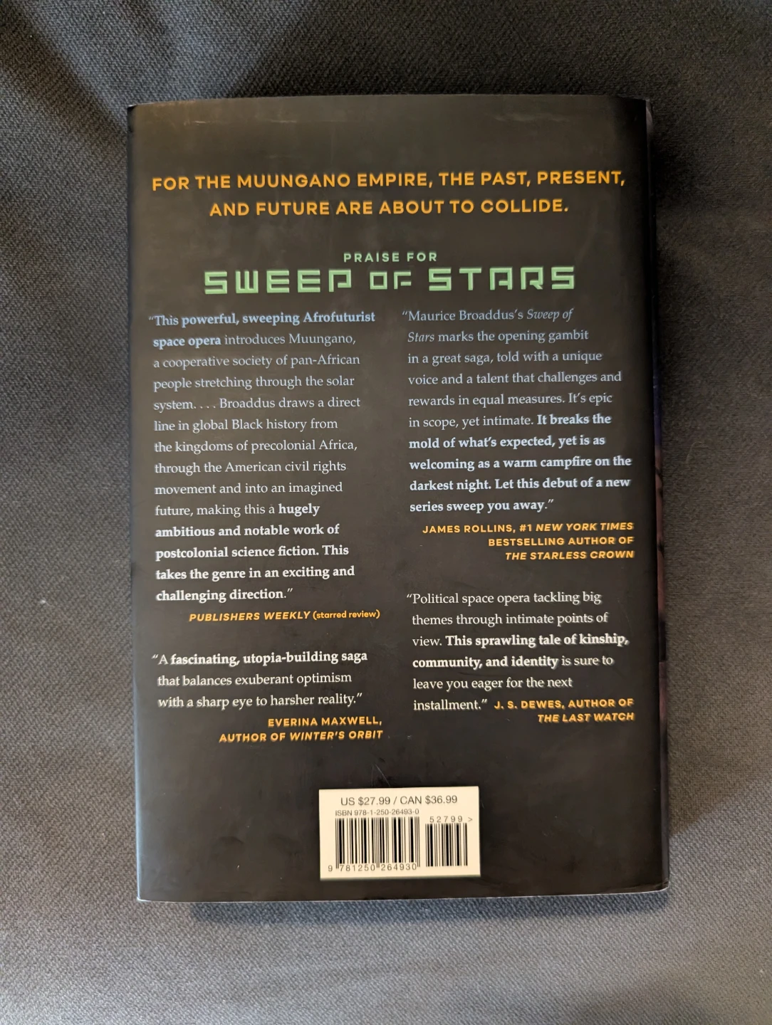 Sweep of Stars by Maurice Broaddus Sci-Fi Novel - photo 2