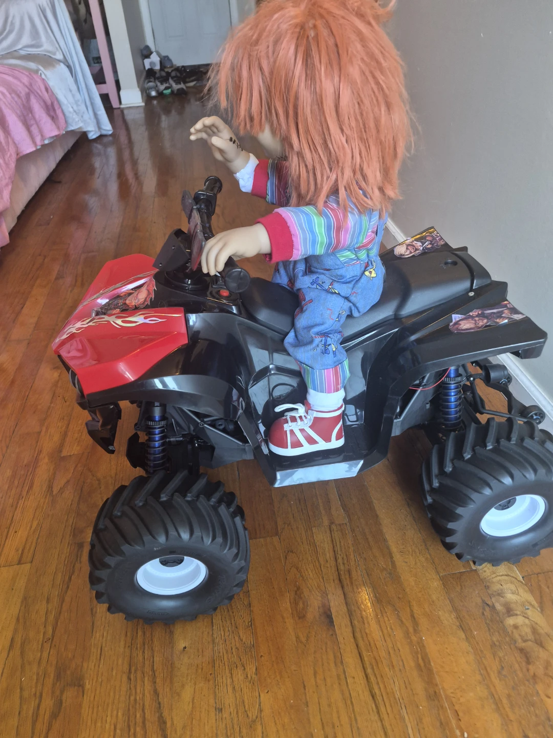 Chucky Doll on Traxxas XMAXX w/ ATV Body - photo 3