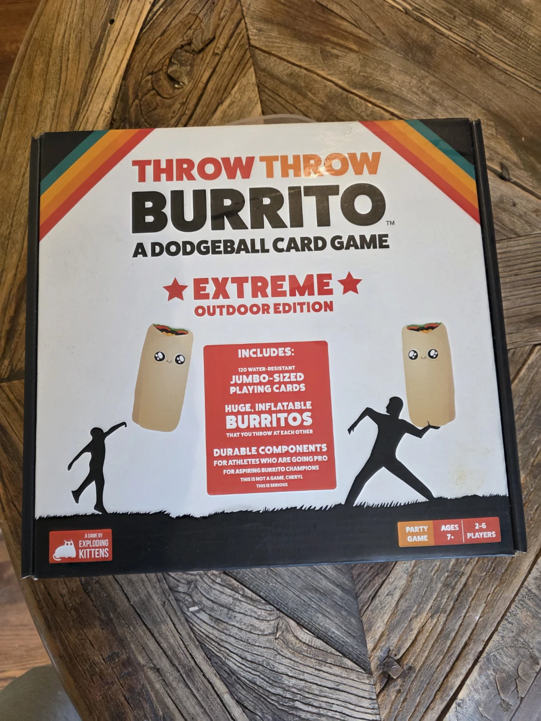 Throw Throw Burrito Extreme Outdoor Edition