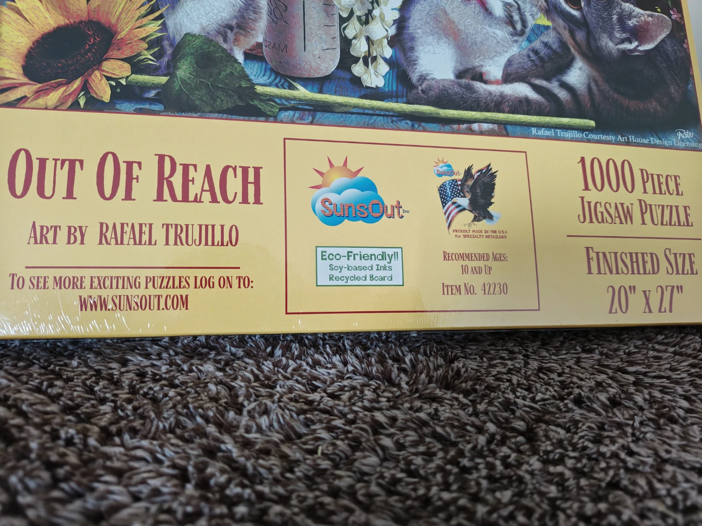 Trujillo 'Out Of Reach' SunsOut Retired 1000 pieces (Mary Maxim) - photo 3