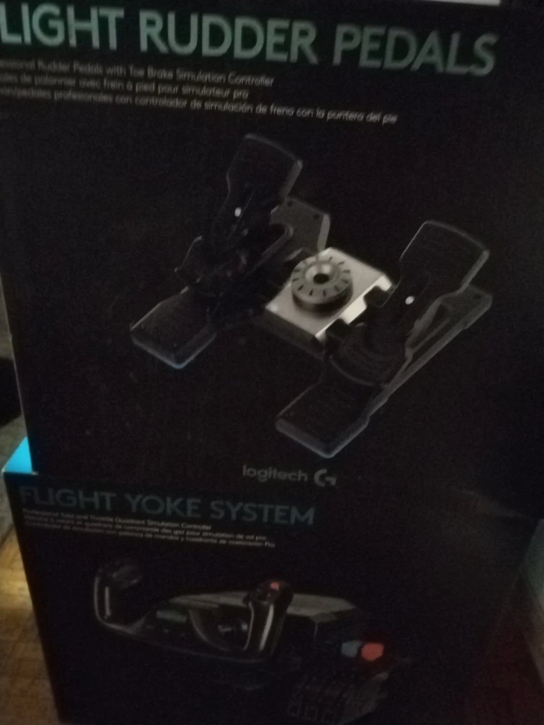 Lot Simulation de Vol Logitech G – Yoke, Palonnier, Switch