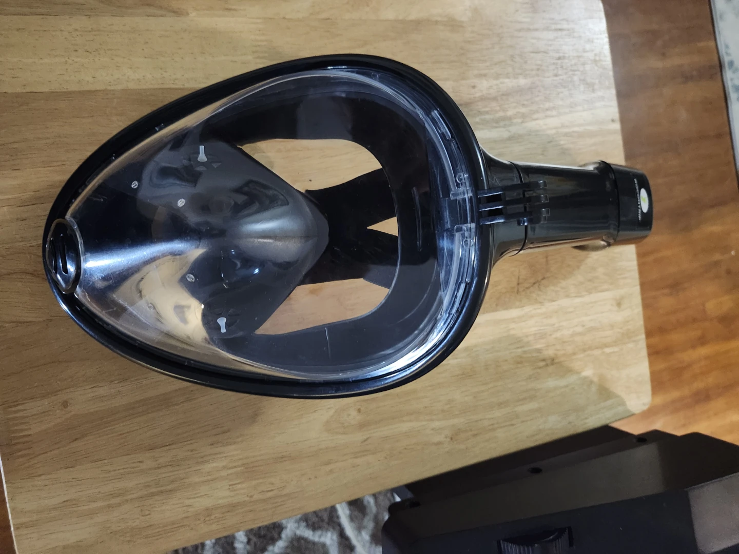 Black Full Face Snorkel Mask (adult size) - photo 5
