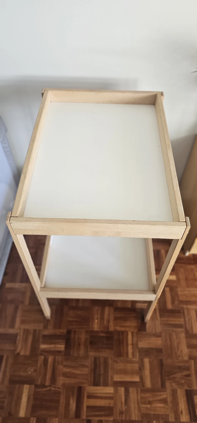 Wooden Baby Changing Table with Shelves