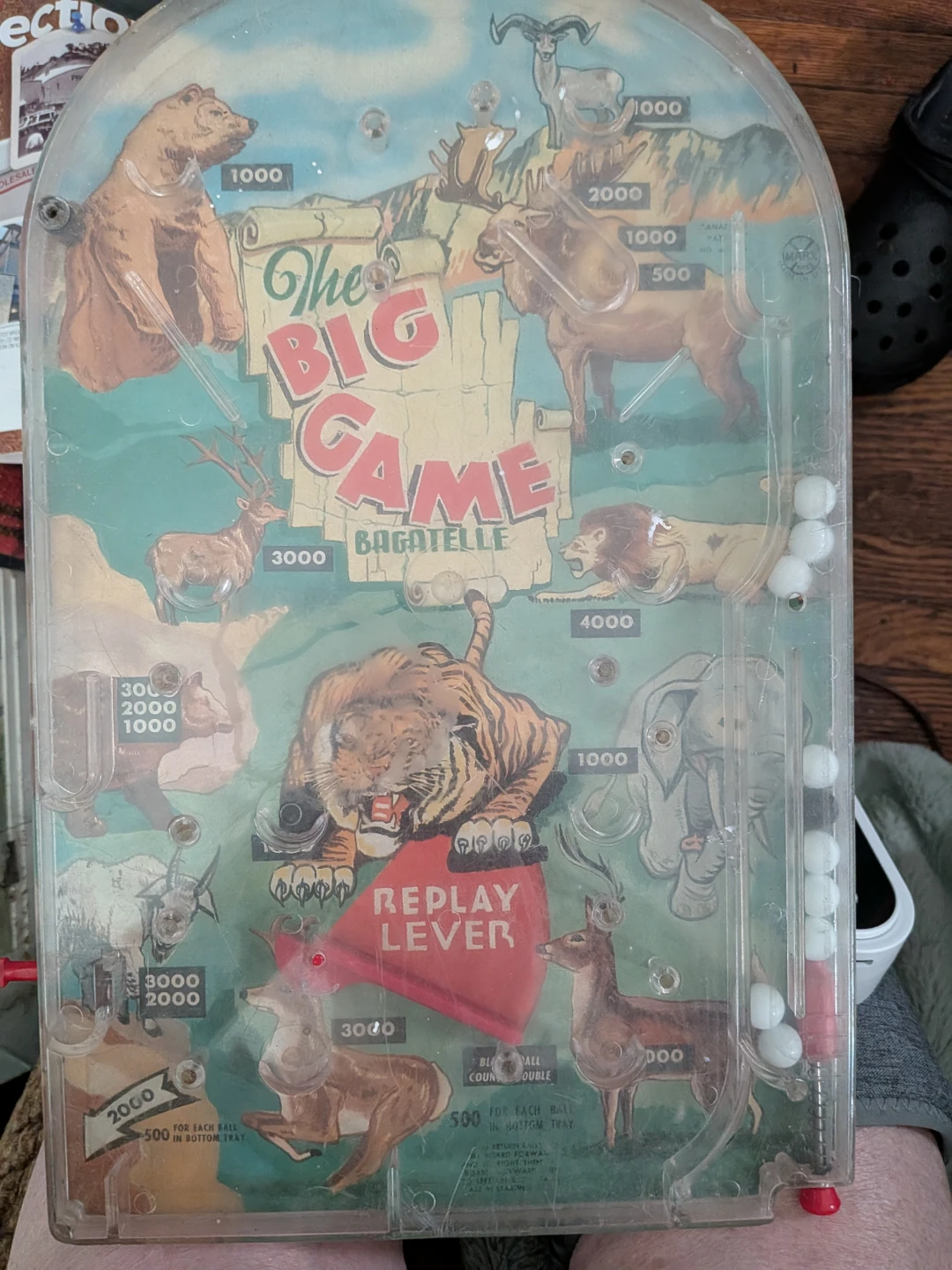 The Big Game Bagatelle Board Game